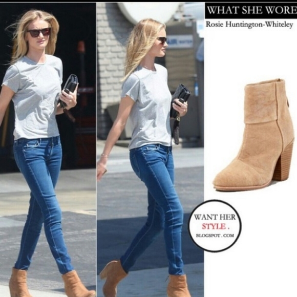 RAG & BONE NEWBURY ANKLE BOOTS - Picture 10 of 10